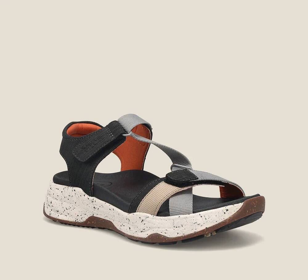 NEW TAOS women's super z sandals in grey multi
